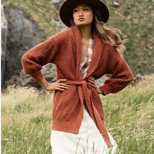 Joyfolie Women’s Orlagh Cardigan Sweater Brick Marl